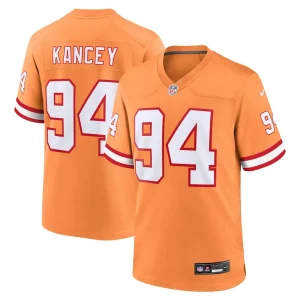 Calijah kancey tampa bay buccaneers nike alternate team game jersey Orange