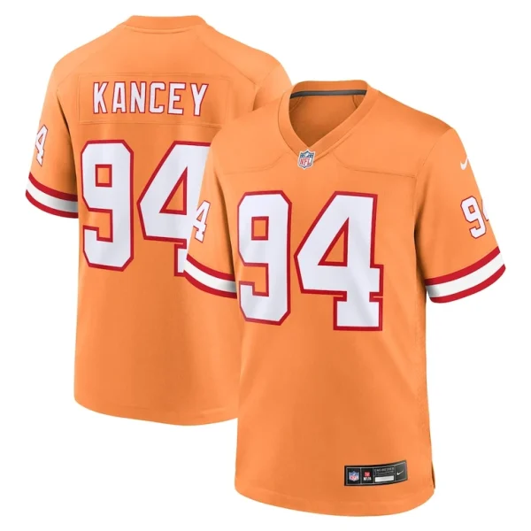 Calijah kancey tampa bay buccaneers nike alternate team game jersey Orange