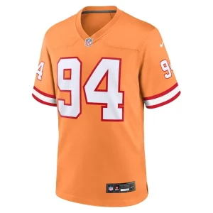 Calijah kancey tampa bay buccaneers nike alternate team game jersey Orange M