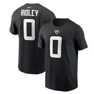 Calvin ridley jacksonville jaguars nike player name number t shirt Black