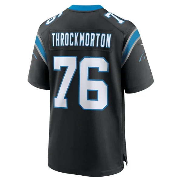 Calvin throckmorton carolina panthers nike team game jersey Black L