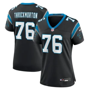 Calvin throckmorton carolina panthers nike womens team game jersey Black