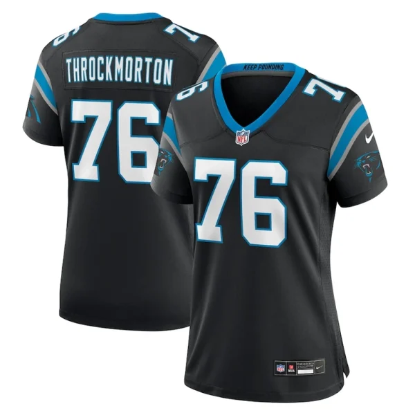 Calvin throckmorton carolina panthers nike womens team game jersey Black