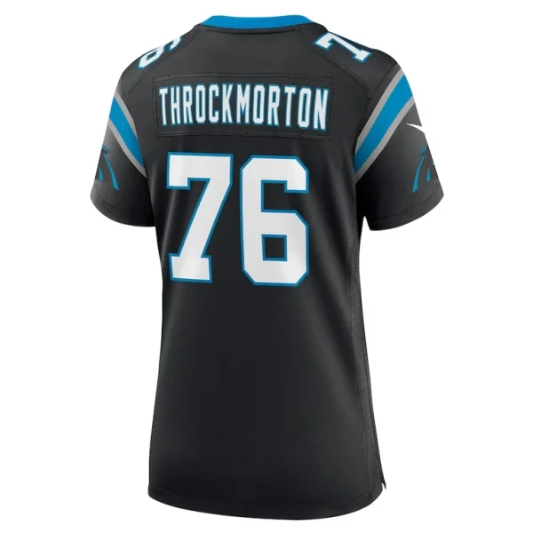 Calvin throckmorton carolina panthers nike womens team game jersey Black L