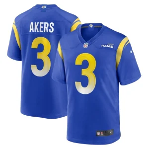Cam akers los angeles rams nike game jersey Royal
