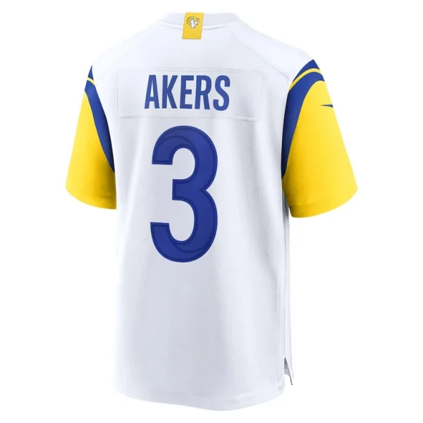 Cam akers los angeles rams nike game jersey White L