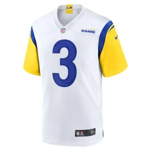Cam akers los angeles rams nike game jersey White M