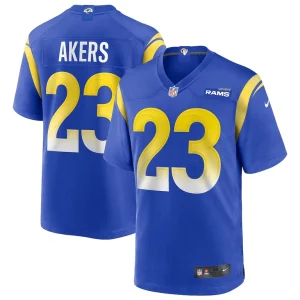 Cam akers los angeles rams nike game player jersey Royal