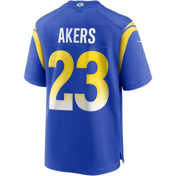 Cam akers los angeles rams nike game player jersey Royal L