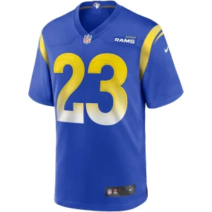 Cam akers los angeles rams nike game player jersey Royal M