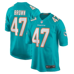 Cam brown miami dolphins nike game jersey Aqua