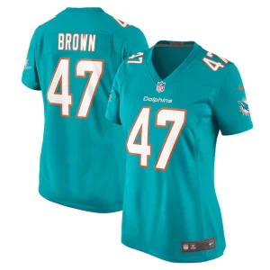 Cam brown miami dolphins nike womens game jersey Aqua