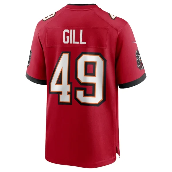 Cam gill tampa bay buccaneers nike game jersey Red L
