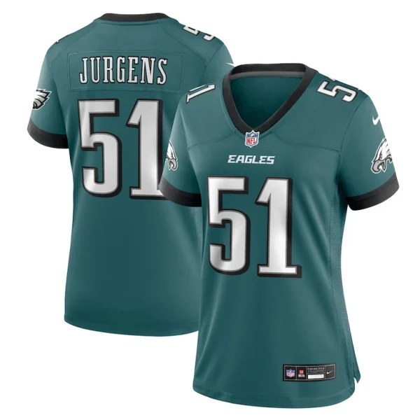 Cam jurgens philadelphia eagles nike womens team game jersey Midnight green