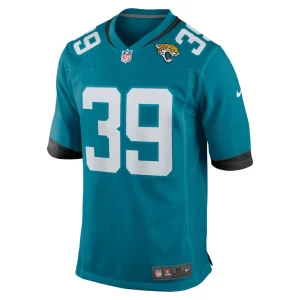 Cam little jacksonville jaguars nike team game jersey Teal M