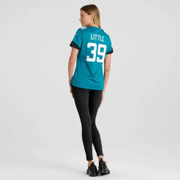 Cam little jacksonville jaguars nike womens game jersey Teal 2XL