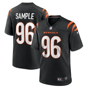 Cam sample cincinnati bengals nike game jersey Black