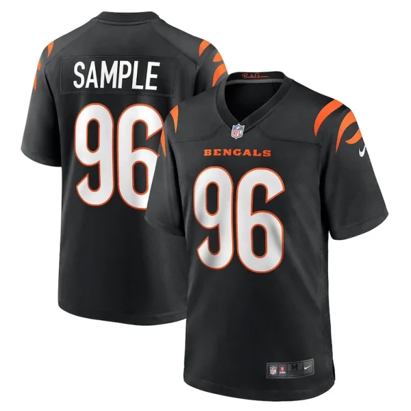Cam sample cincinnati bengals nike game jersey Black