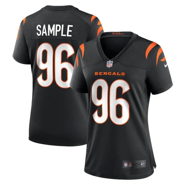 Cam sample cincinnati bengals nike womens game jersey Black