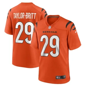 Cam taylor britt cincinnati bengals nike alternate game jersey Orange