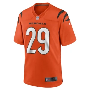 Cam taylor britt cincinnati bengals nike alternate game jersey Orange M