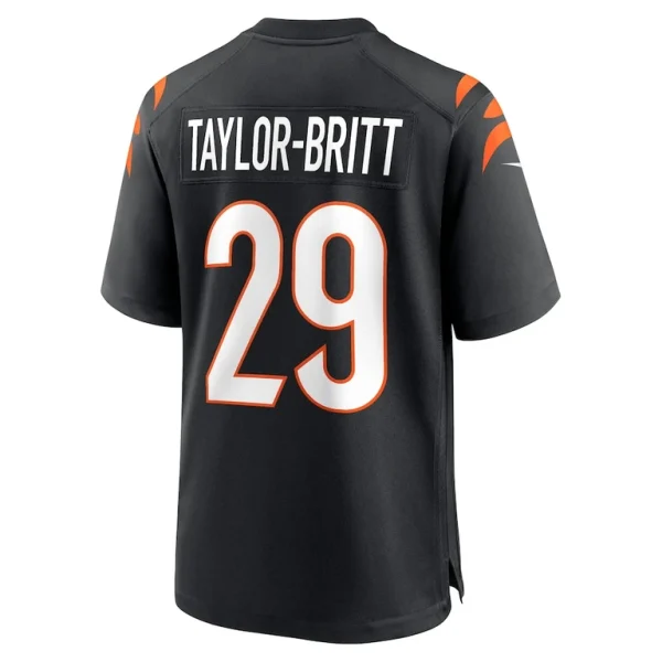 Cam taylor britt cincinnati bengals nike game player jersey Black L