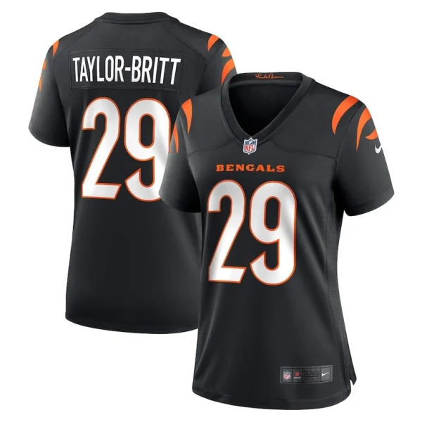 Cam taylor britt cincinnati bengals nike womens game player jersey Black