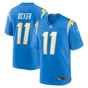 Cameron dicker los angeles chargers nike game jersey Powder blue
