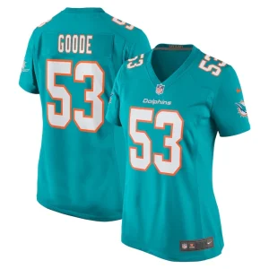 Cameron goode miami dolphins nike womens game player jersey Aqua