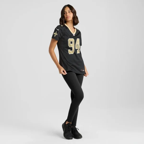 Cameron jordan new orleans saints nike womens team game jersey Black XL