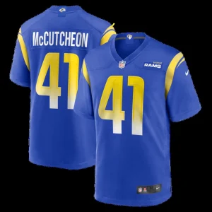 Cameron mccutcheon los angeles rams nike game jersey Royal
