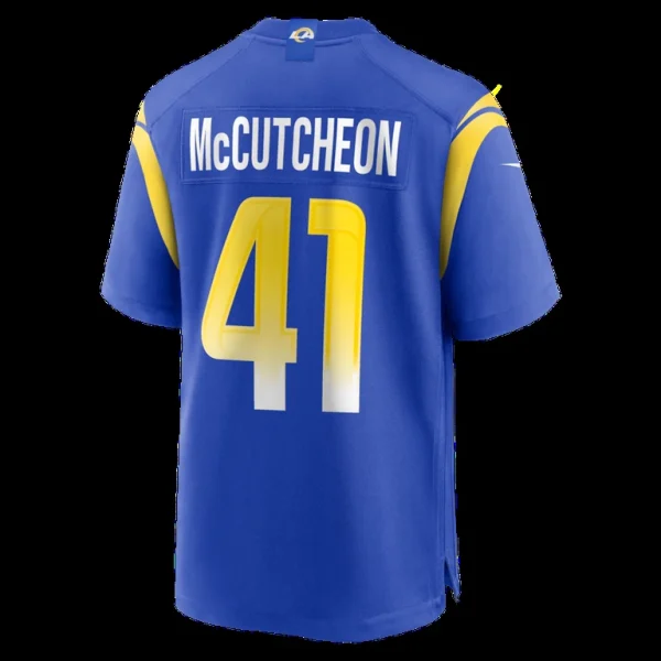 Cameron mccutcheon los angeles rams nike game jersey Royal L