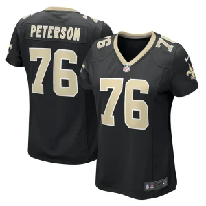 Camron peterson new orleans saints nike womens game jersey Black