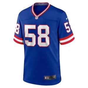 Carl banks new york giants nike classic retired player game jersey Royal M