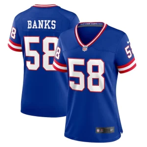 Carl banks new york giants nike womens classic retired player game jersey Royal