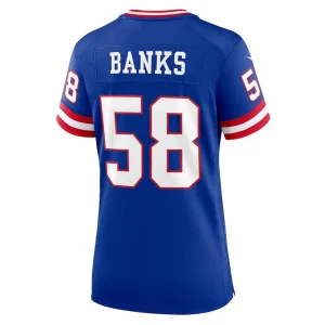 Carl banks new york giants nike womens classic retired player game jersey Royal L