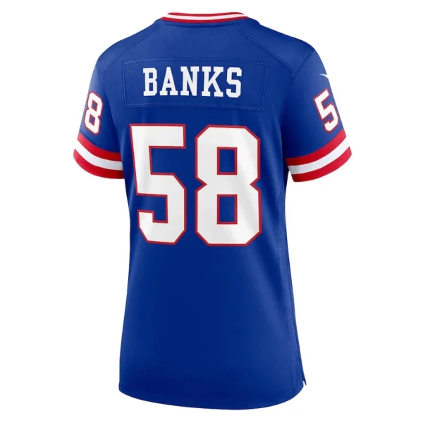 Carl banks new york giants nike womens classic retired player game jersey Royal L