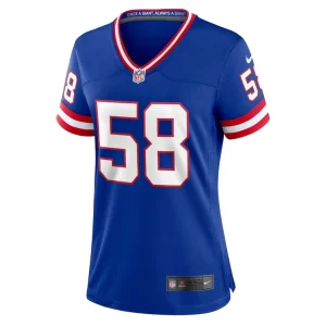 Carl banks new york giants nike womens classic retired player game jersey Royal M