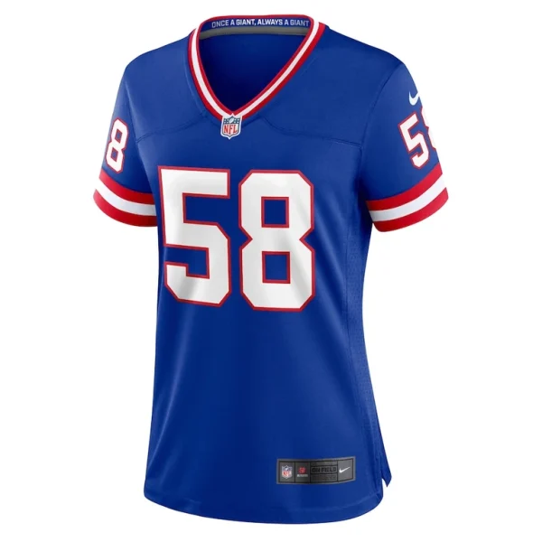 Carl banks new york giants nike womens classic retired player game jersey Royal M