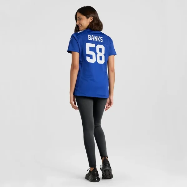 Carl banks new york giants nike womens game retired player jersey Royal 2XL