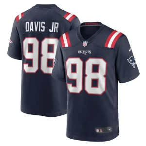 Carl davis jr. new england patriots nike game player jersey Navy