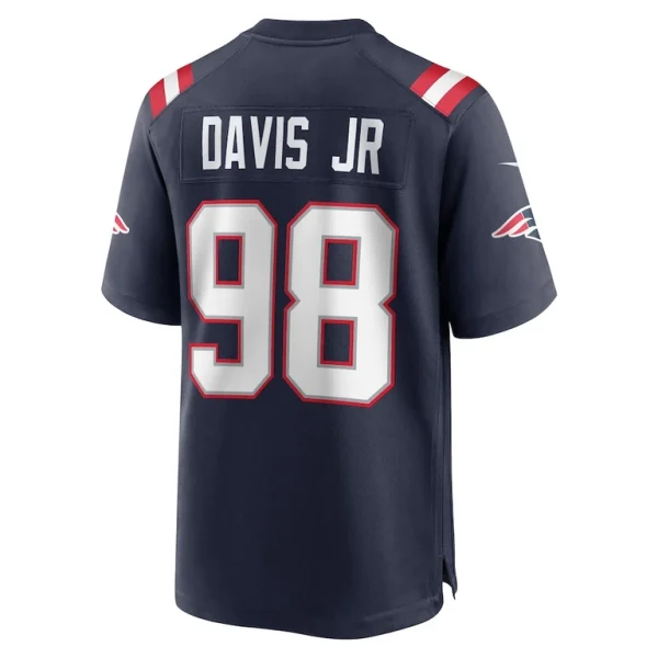 Carl davis jr. new england patriots nike game player jersey Navy L