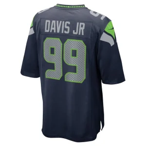 Carl davis jr. seattle seahawks nike game jersey College navy L