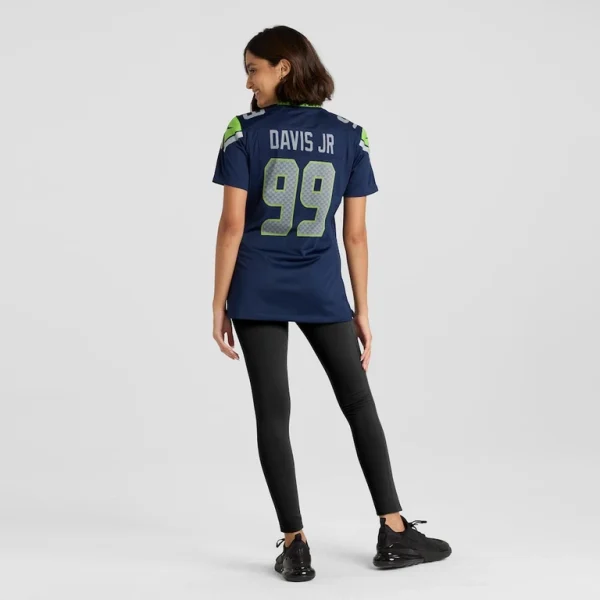 Carl davis jr. seattle seahawks nike womens game jersey Navy 2XL