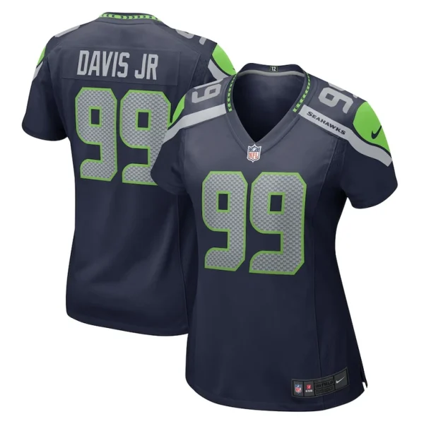 Carl davis jr. seattle seahawks nike womens game jersey Navy