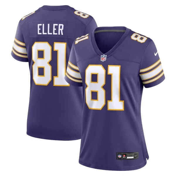 Carl eller minnesota vikings nike womens classic retired player jersey Purple