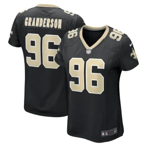 Carl granderson new orleans saints nike womens game jersey Black
