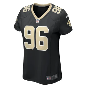 Carl granderson new orleans saints nike womens game jersey Black M