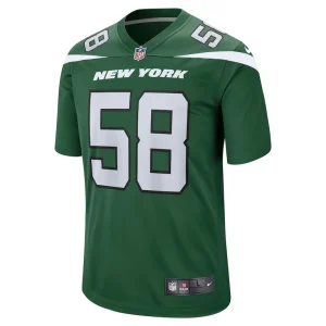 Carl lawson new york jets nike game jersey Gotham green M
