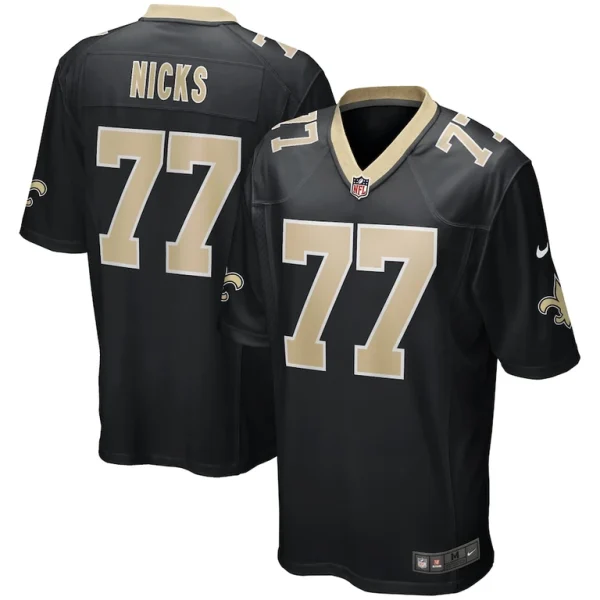 Carl nicks new orleans saints nike game retired player jersey Black